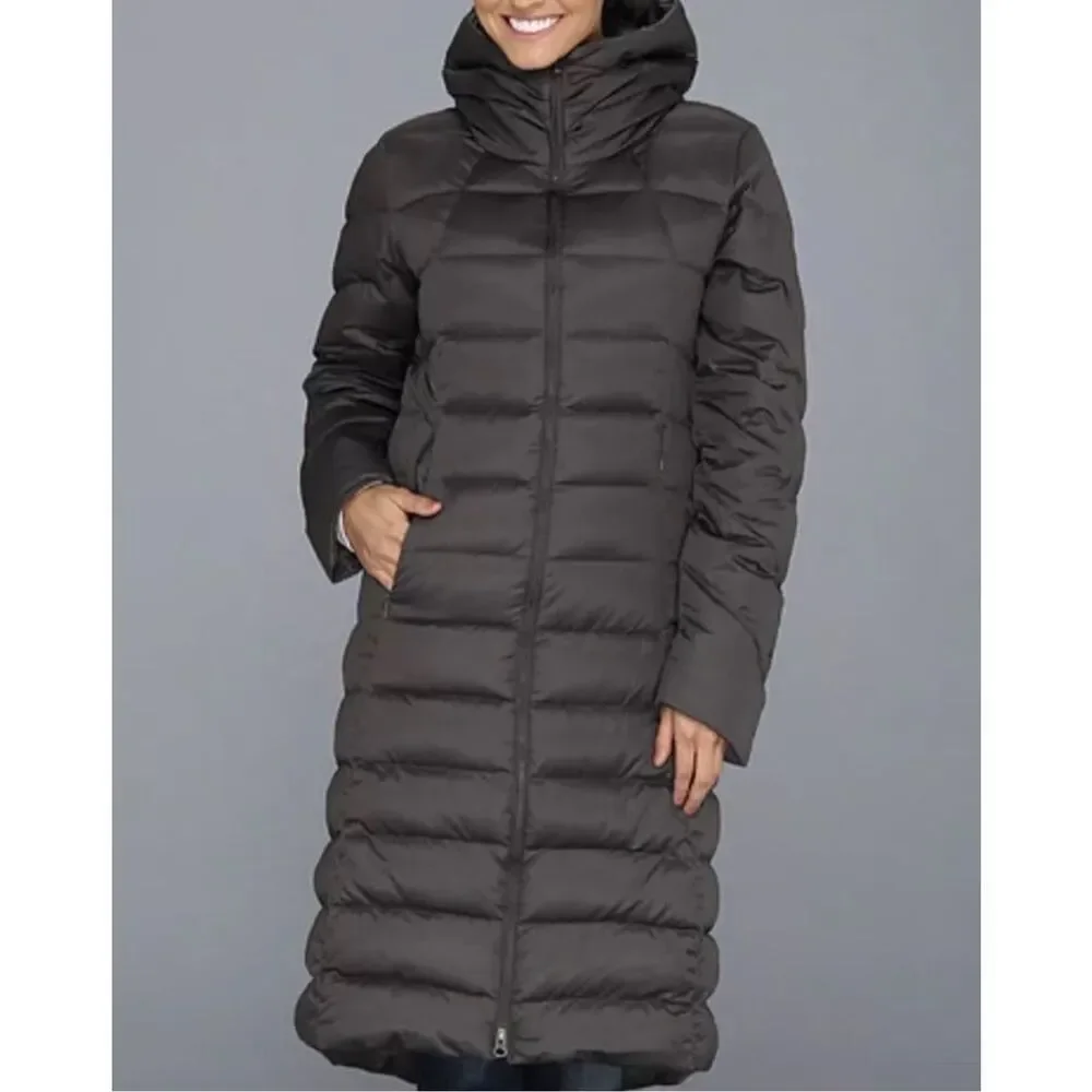 Patagonia Downtown Loft‎ Parka Black Goose Down Womens XS Puffer Coat
